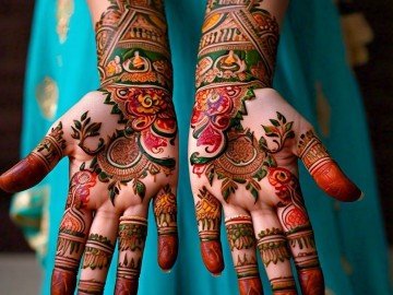 Gujarati Bridal Mehndi: A Symphony of Tradition and Grandeur