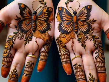 Butterfly Mehndi: Embrace Transformation with Elegant Wings