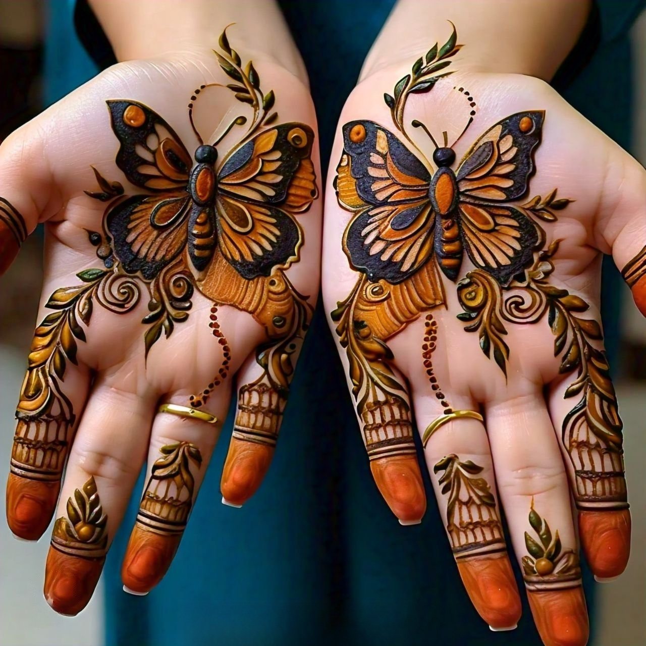 Butterfly Mehndi: Embrace Transformation with Elegant Wings